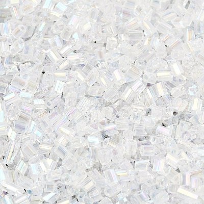 Two Cut Glass Seed Beads&nbsp;X-CSDBTC01-1