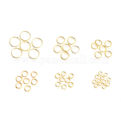 Brass Open Jump Rings&nbsp;KK-JQ0001-01G-1
