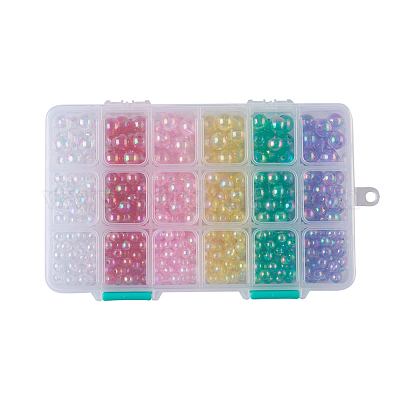 Eco-Friendly Transparent Acrylic Beads&nbsp;TACR-JP0001-09-1