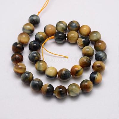 Natural Tiger Eye Bead Strands&nbsp;G-P230-08-F-6mm-1
