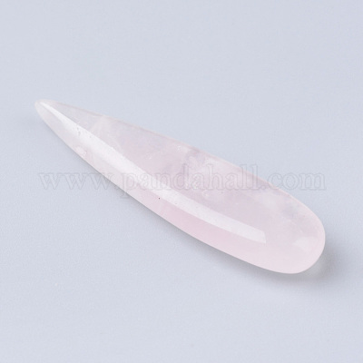 Natural Rose Quartz Pendants&nbsp;G-R392-09-1