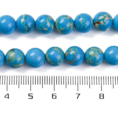 Synthetic Imperial Jasper Beads Strands&nbsp;G-I199-35-8mm-E-1