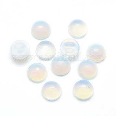 Opalite Cabochons&nbsp;G-P393-R10-6mm-1