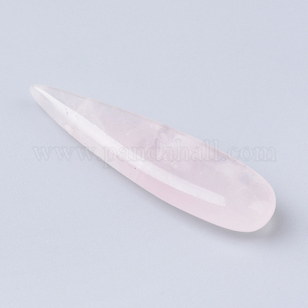 Natural Rose Quartz Pendants&nbsp;G-R392-09-1