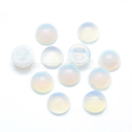 Opalite Cabochons&nbsp;G-P393-R10-6mm-1