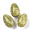 Natural Chinese Southern Jade Pendants, Easter Egg Stone, 45x30x30mm, Hole: 2.2mm