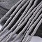 Flat Round Handmade Polymer Clay Bead Spacers, Gray, 4x1mm, Hole: 1mm, about 380~400pcs/strand, 17.7 inch