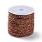 Macrame Cotton Cord, Braided Rope, with Plastic Reel, for Wall Hanging, Crafts, Gift Wrapping, Colorful, 1.2mm, about 54.68 Yards(50m)/Roll