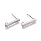 Non-Tarnish 304 Stainless Ear Stud Components&nbsp;LS-STAS-M274-012C-P-2