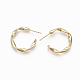 Semicircular Brass Stud Earrings&nbsp;X-KK-Q762-016G-NF-2
