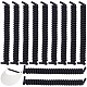 8 Pairs Polyester Curly No Tie Spring Shoelaces&nbsp;AJEW-CP0010-32B-1