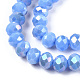 Electroplate Glass Beads Strands&nbsp;EGLA-A034-P4mm-B28-3