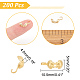 200Pcs Alloy Bead Tips&nbsp;FIND-NB0004-29-2