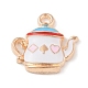 Alloy Enamel Pendants&nbsp;ENAM-Z010-27B-KCG-1