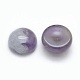 Natural Amethyst Cabochons&nbsp;G-P393-R14-8MM-2