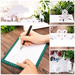 DIY Papercutting Postcard Making Kit&nbsp;DIY-D040-01