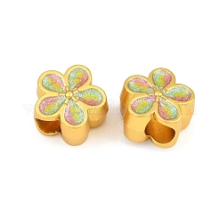 Alloy Enamel Beads&nbsp;ENAM-D318-01G-05
