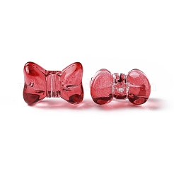 Transparent Spray Painted Glass Beads&nbsp;X-GLAA-I050-11