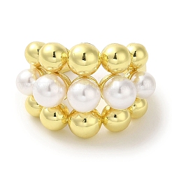 Rack Plating Brass Cuff Rings&nbsp;RJEW-H228-21G