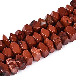 Natural Red Jasper Beads Strands&nbsp;G-N327-05-24