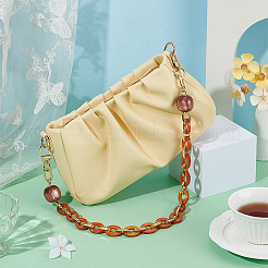 1Pc Resin Oval Link Purse Chains with Alloy Clasps&nbsp;FIND-PH0028-19A