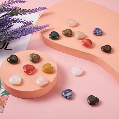 16Pcs 8 Style Natural & Synthetic Gemstone Beads&nbsp;G-FW0001-25