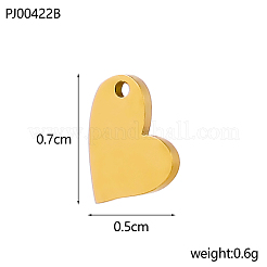 304 Stainless Steel Pendants&nbsp;STAS-OY019-65G