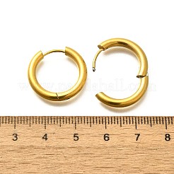 304 Stainless Steel Hoop Earrings for Women&nbsp;EJEW-M068-15A-G