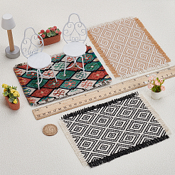 3Pcs 3 Colors Polyester Display Decorations&nbsp;DIY-FG0008-08