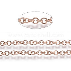 Ion Plating(IP) 304 Stainless Steel Rolo Chains&nbsp;CHS-L025-03C-RG