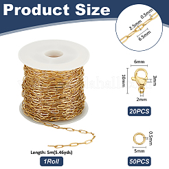 316L Surgical Stainless Steel Chains&nbsp;DIY-UN0006-35A
