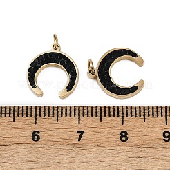 304 Stainless Steel Rhinestone Pendants&nbsp;STAS-L290-44G