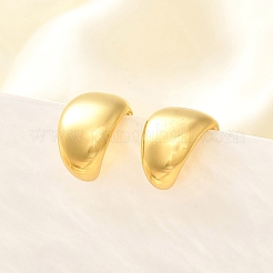Rack Plating Brass Cuff Earrings for Women&nbsp;LS-EJEW-H091-17G