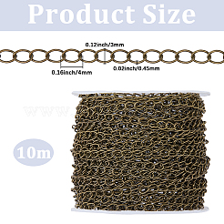10M Brass Twisted Chains&nbsp;CHC-SP0001-11