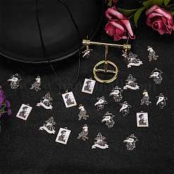 25Pcs 5 Style Alloy Enamel Pendants&nbsp;ENAM-SZ0004-13