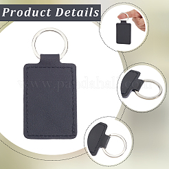 30Pcs 5 Colors PU Keychains&nbsp;KEYC-CL0001-30