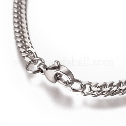 Tarnish Resistant Men's Cuban Link Chain Bracelets&nbsp;X-BJEW-E369-15B