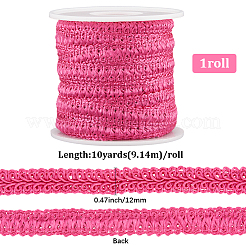 10Yards Polyester Lace Trim Ribbon&nbsp;OCOR-GF0004-83D