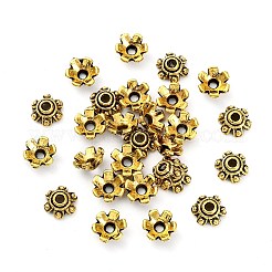 Tibetan Style Bead Caps&nbsp;TIBEB-E016-AG