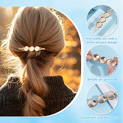 DIY Blank Dome Iron Hair Bobby Pin Making Kits&nbsp;DIY-GO0002-30