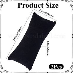 2Pcs Velvet Watch Pillow Jewelry Displays&nbsp;ODIS-BBC0001-07B