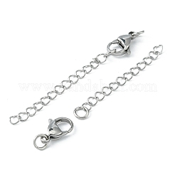 15Pcs 304 Stainless Steel Chain Extender&nbsp;STAS-FS0001-29