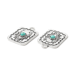 Synthetic Turquoise Pendants&nbsp;FIND-TADZ0001-02AS