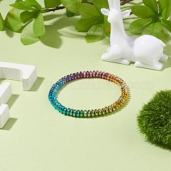 Synthetic Hematite Beaded Stretch Bracelet&nbsp;BJEW-JB08227