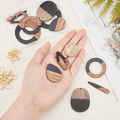 DIY Dangle Earring Making Kits&nbsp;RESI-OC0001-17