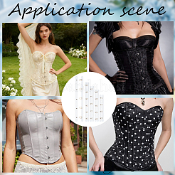 5 Pairs 5 Styles Stainless Steel Corset Busk&nbsp;FIND-CL0002-01