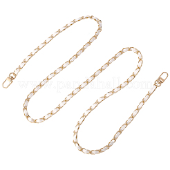 1Pc Imitation Leather & Aluminum Chain Bag Handles&nbsp;AJEW-CL0001-27A