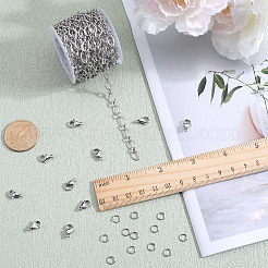 DIY Chain Necklace Barcelet Making Kit&nbsp;DIY-SC0022-10