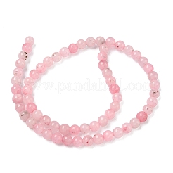 Natural Rose Quartz Dyed Beads Strands&nbsp;G-B046-07-6MM