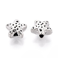 Textured Tibetan Style Alloy Beads&nbsp;PALLOY-N187-10AS